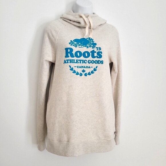 Roots Canada Women's Small/ P Logo Sweatshirt  Great Used Condition - Picture 2 of 9